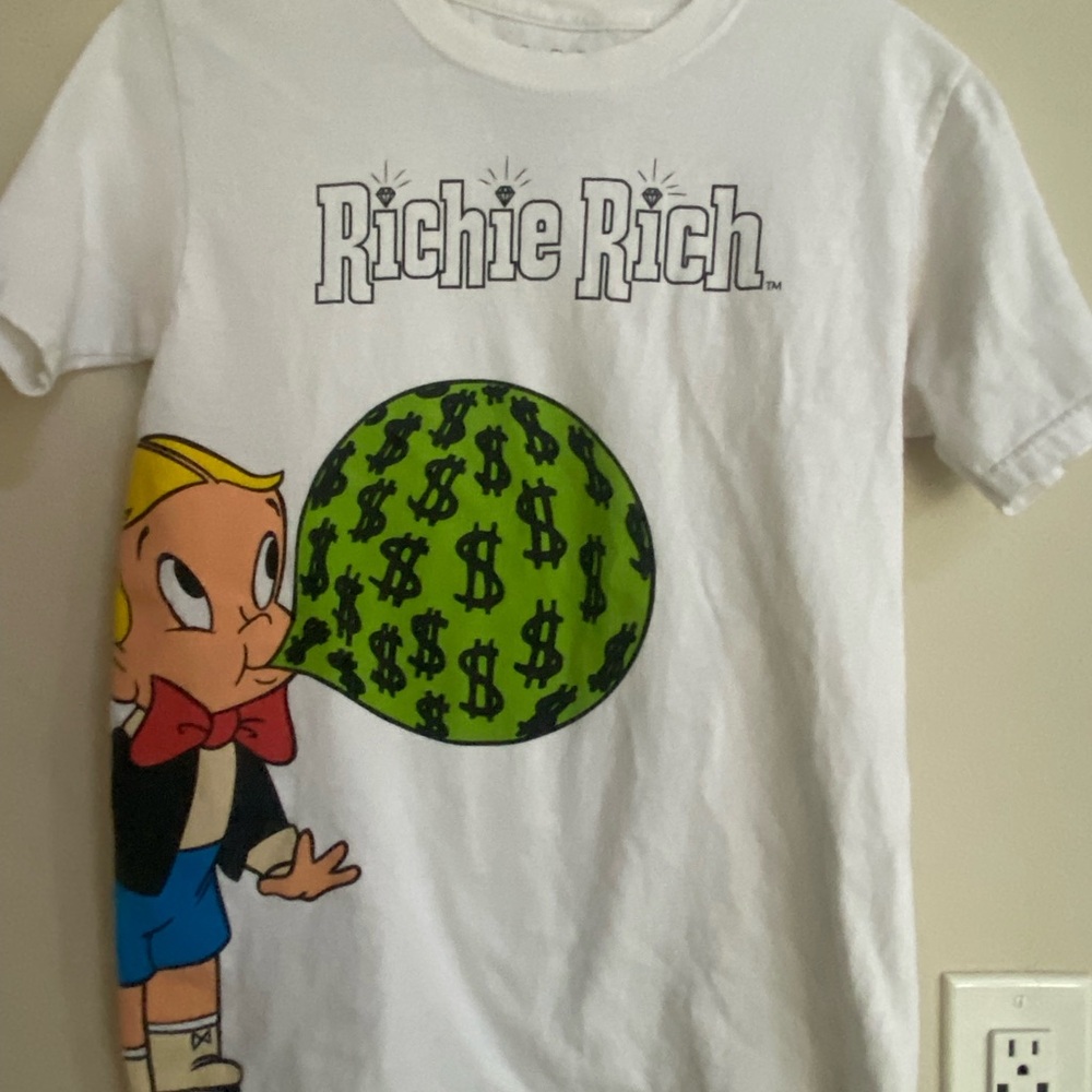 Kids' White Graphic Tee